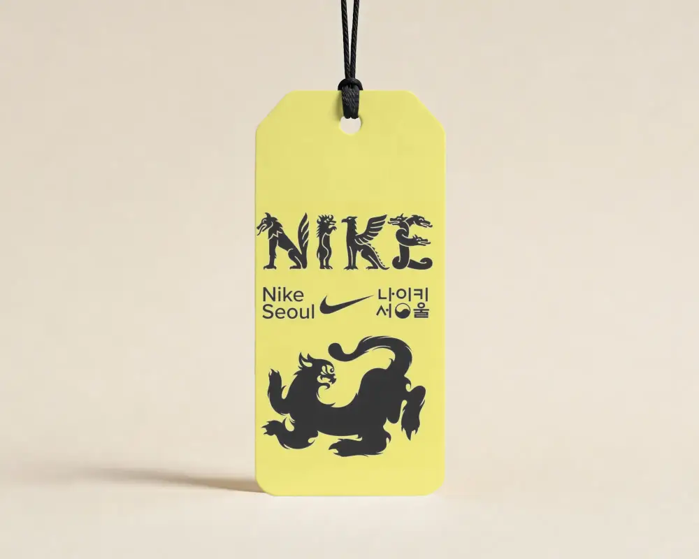 Rectangular Minimalistic Paper Hang Label Mockup For Retail And Fashion Labels
