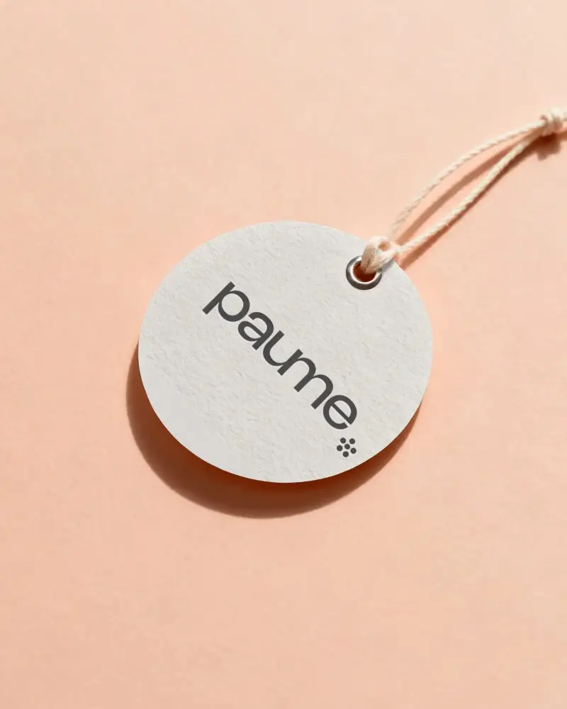Blank Round Hang Tag Label With String Ideal For Product Branding And Customized Packaging Tags