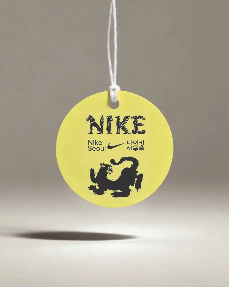 Blank Round Hanging Label Mockup For Product Branding And Custom Design Display