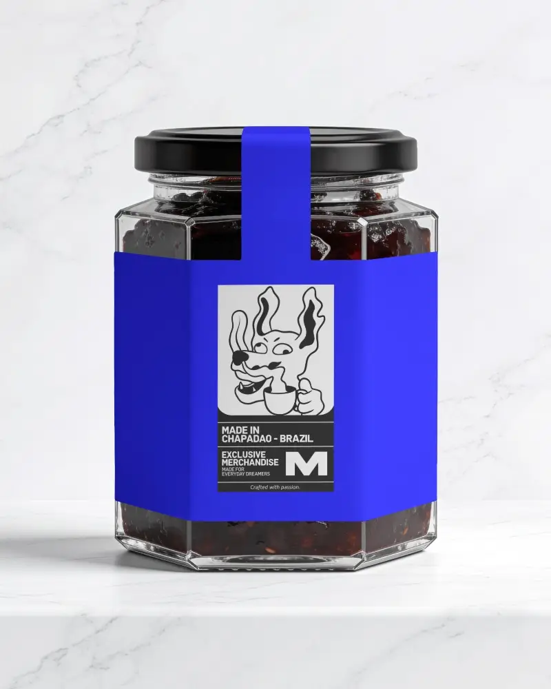 Premium Hexagon Jar Label Mockup With Artisan Preserve Packaging And Retail Shelf Impact
