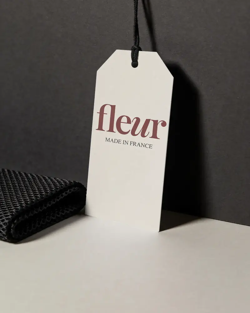 Blank Hanging Label Mockup For Clothing Label Branding And Marketing Purposes