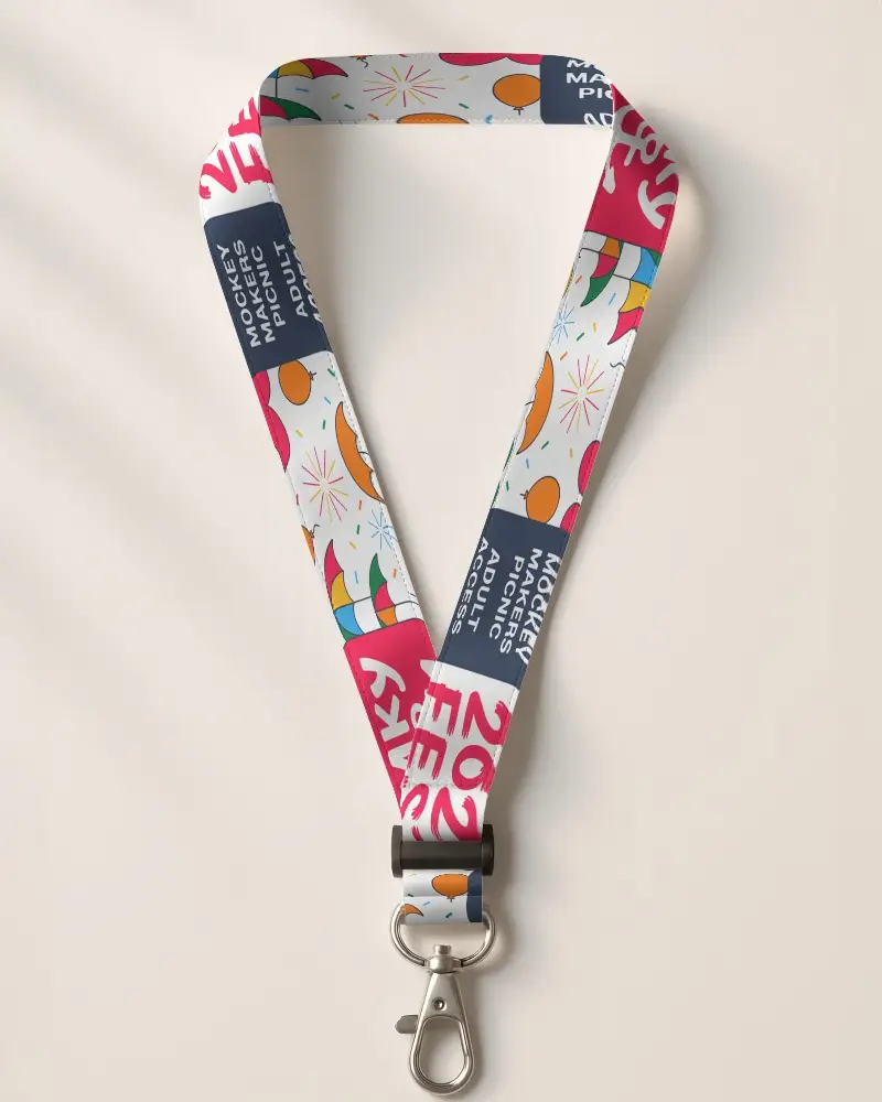 Durable Lanyard Satin Material With Secure Metal Hook For Easy Access To Keys