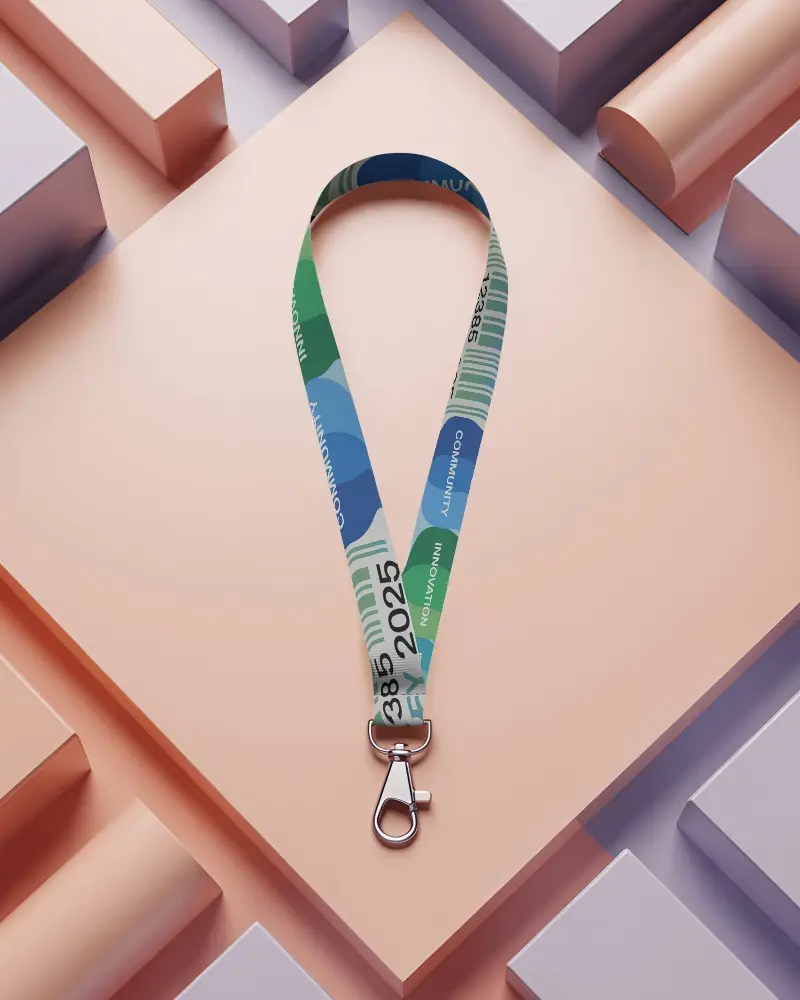 High Quality Custom Lanyard With Metal Clip For Promotional Events And Office Use