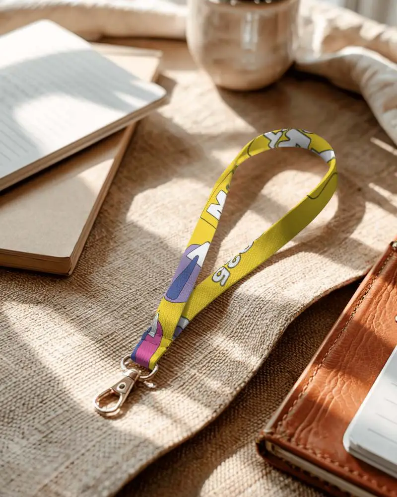 Premium Solid Lanyard With Metal Clip For Id Badges And Key Holder Accessories Use