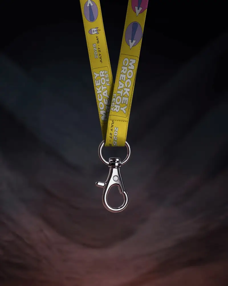 Premium Quality Lanyard With Metal Clip For Id Badges And Key Holders Easy Access