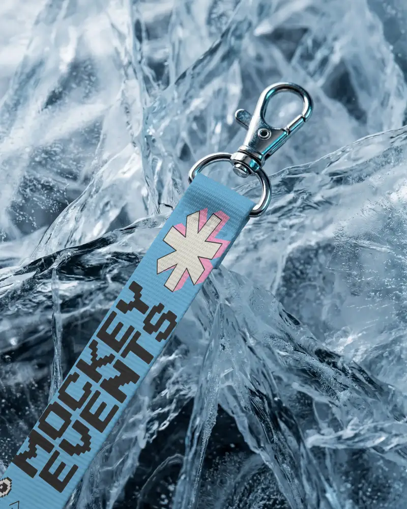 Premium Lanyard Mockup Metal Clasp For Durable Everyday Use And Secure Carrying Of Essentials