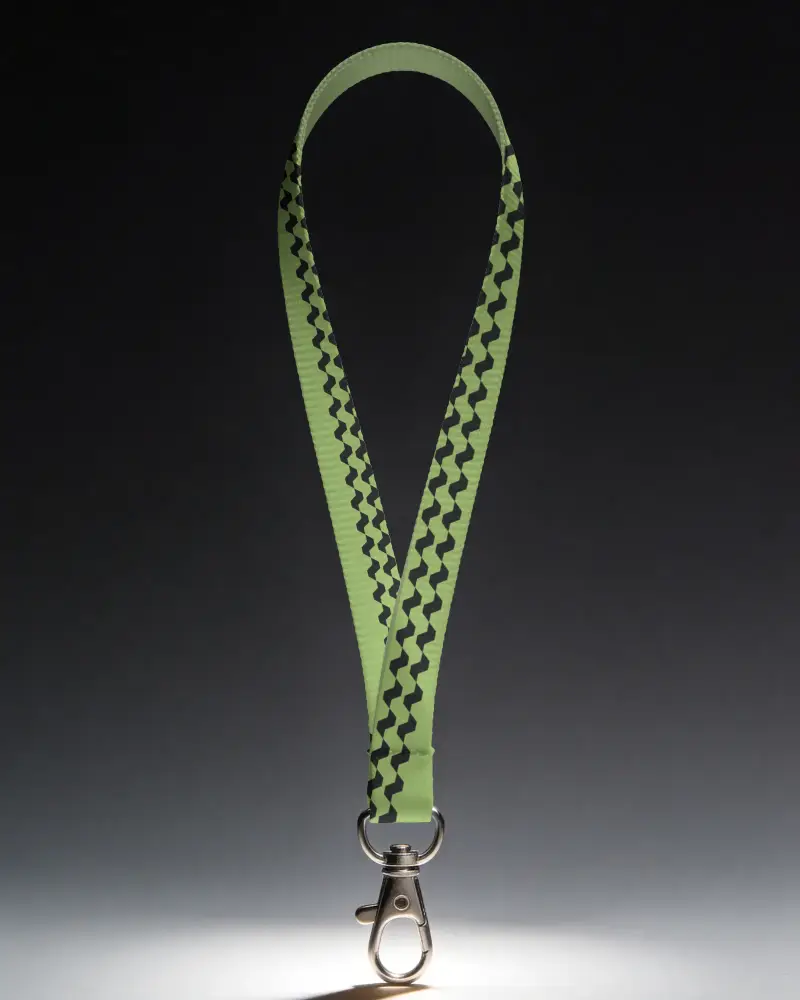 Custom Lanyard Mockup For Employee Id Badge Holder And Personalized Logo Print