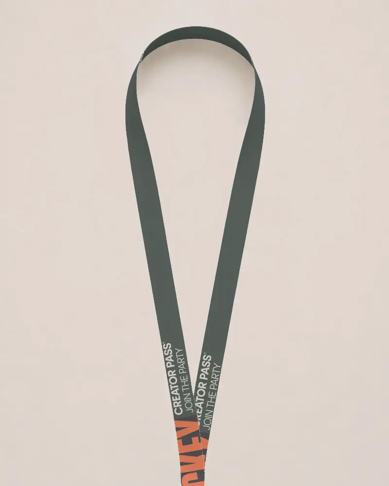 Premium Quality Lanyard Mockup For Custom Badge Holder Design And Branding Presentations