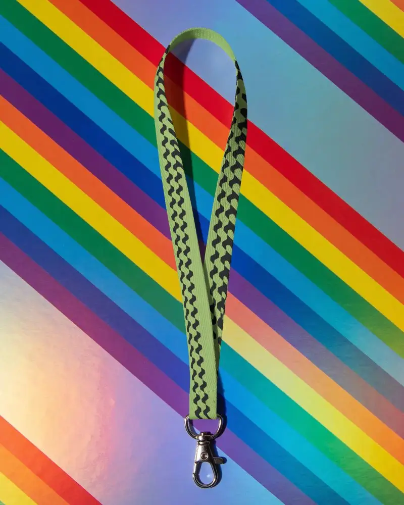 Customizable Lanyard Mockup With Metal Clip Perfect For Showcasing Branded Accessories