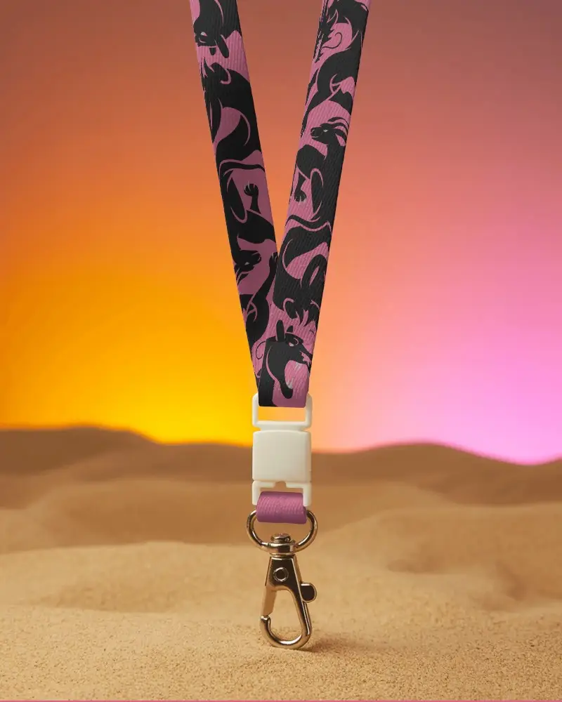 Durable Detachable Clip Lanyard Mockup For Id Badges Access Cards And Keys In Professional Settings
