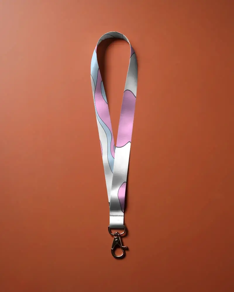 Versatile Lanyard Mockup With Strong Metal Hook For Badge Id Card Holder Accessory Needs