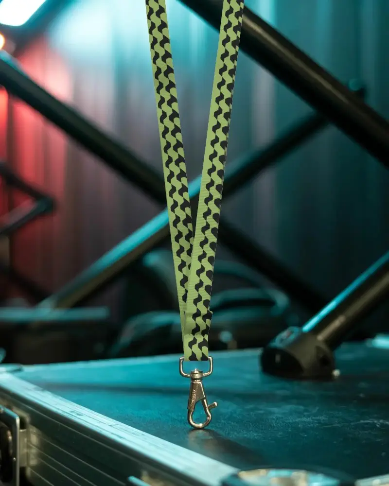 Professional Lanyard Mockup Design With Detachable Clip For Easy Id Card And Key Organization