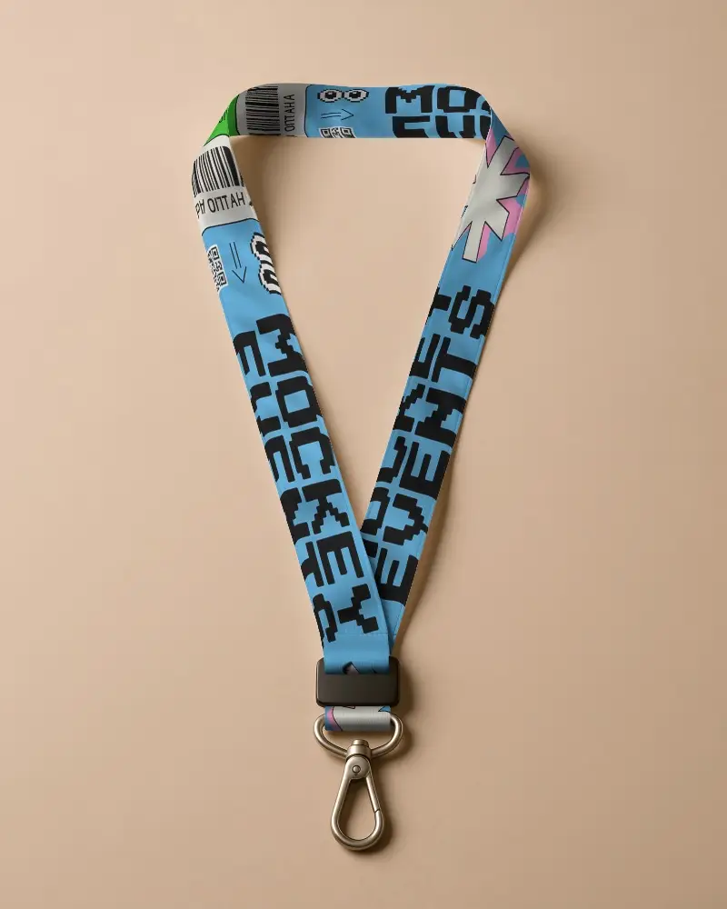 Sleek High Quality Lanyard Mockup Perfect For Business Events Conferences And Workplaces