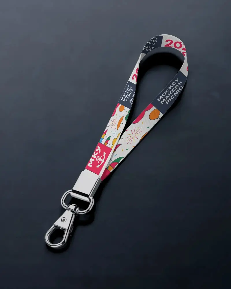 Premium Lanyard With Detachable Metal Clasp Ideal For Id Badges Keys And Access Cards