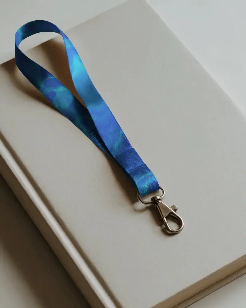 High Quality Lanyard Mockup With Reliable Clip For Conference Id Holders And Access Cards