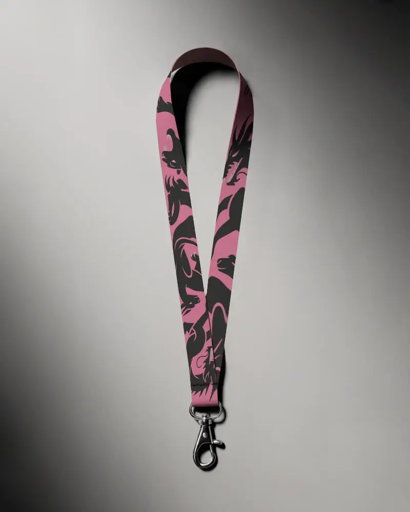 Durable Custom Lanyard Mockup With Metal Clip For Badges Ids And Accessories Handsfree Wear