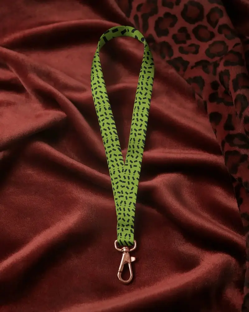 Customizable Lanyard Mockup With Metal Clip For Conference Badge Holders And Id Cards