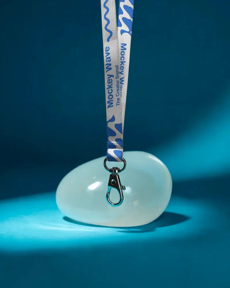 Premium Quality Custom Lanyard Mockup With Metal Clip Ideal For Id Badge Holder Accessory