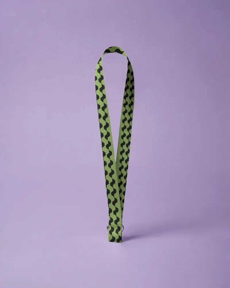 Customizable Lanyard Mockup For Promo Events And Corporate Branding Templates