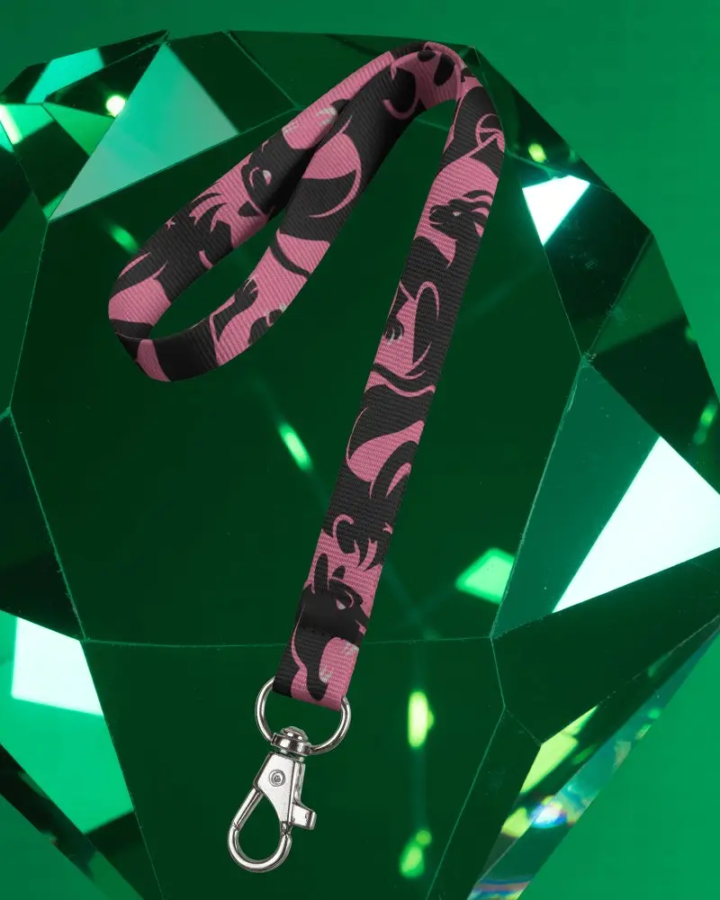 Premium Quality Lanyard Mockup With Secure Clasp Ideal For Conference And Event Access