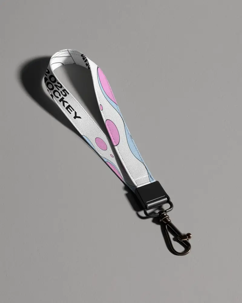 Durable Lanyard Straps With Metal Clip Ideal For Keys Id Cards Or Event Pass