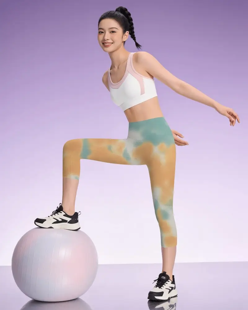 Seamless Sculpting Performance Leggings Mockup For Fitness Training Running And Daily Activity