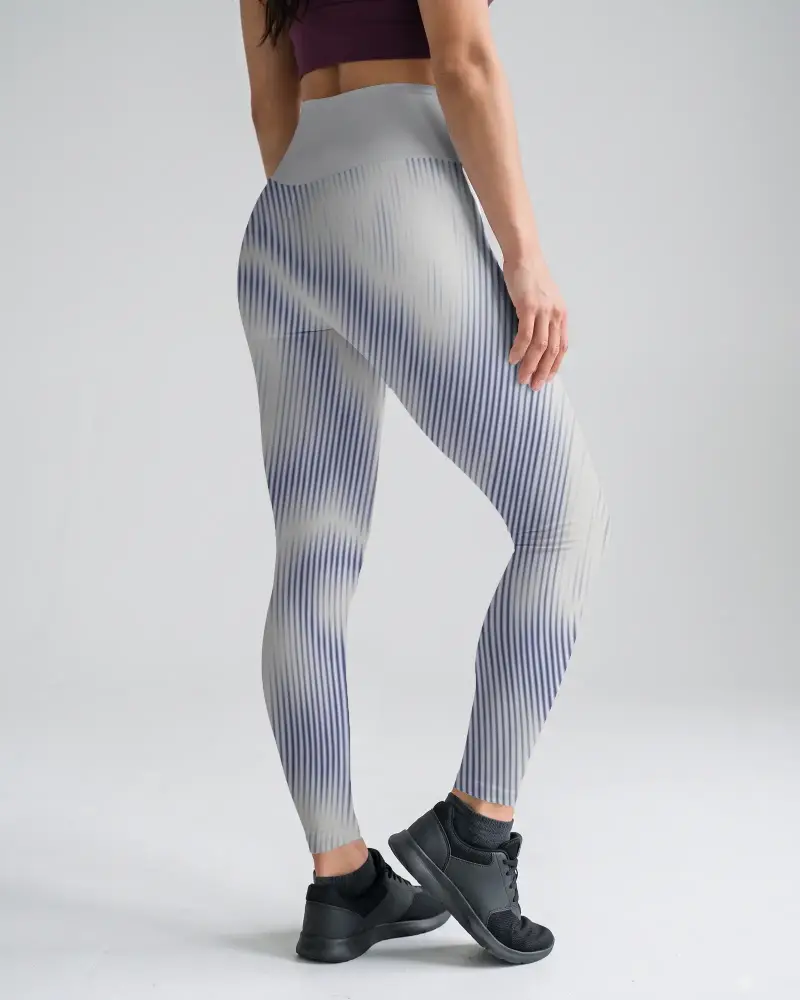 Slim Fit Sports Leggings Mockup With Supportive Waistband For Running And Yoga Use