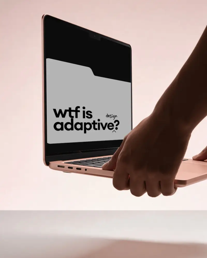 Hands Holding Portable Macbook Air M5 Mockup With Thin Bezel Display For Digital Design