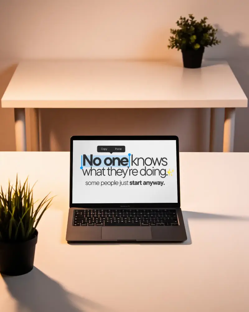 Modern Macbook Pro M1 Mockup On Minimalist Desk With Blank Screen And Decorative Plants