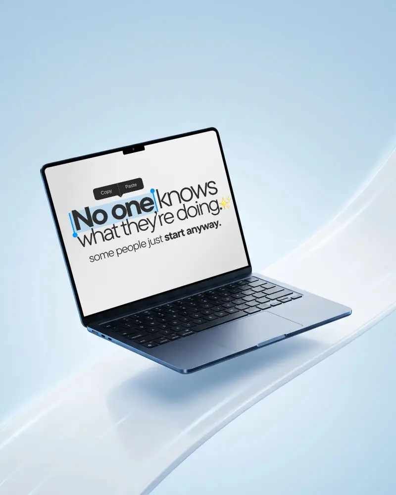 Sleek Modern Pro M3 Macbook Laptop Floating On Minimalistic Flowing Background Digital Technology