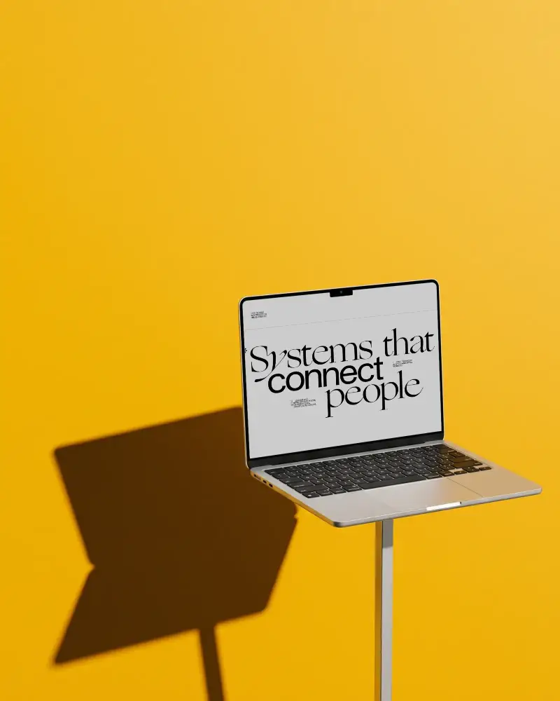 Professional Macbook Pro M4 Mockup Background With Shadow High Quality Digital Device
