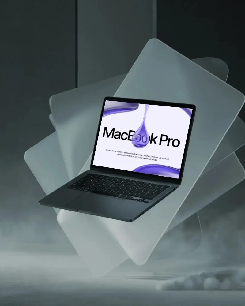 floating-panel-macbook-pro-m1-mockup-suspended-in-minimal-dark-mist-environment