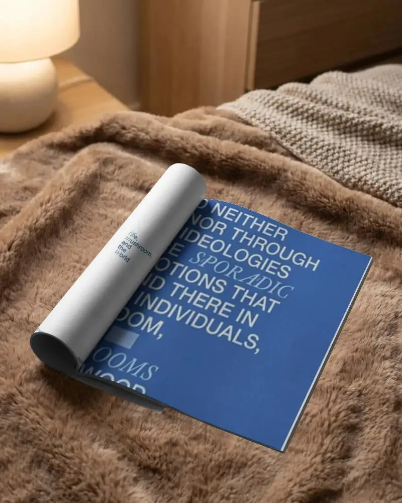 Realistic Open Magazine Mockup For Modern Editorial And Advertising Design Visuals