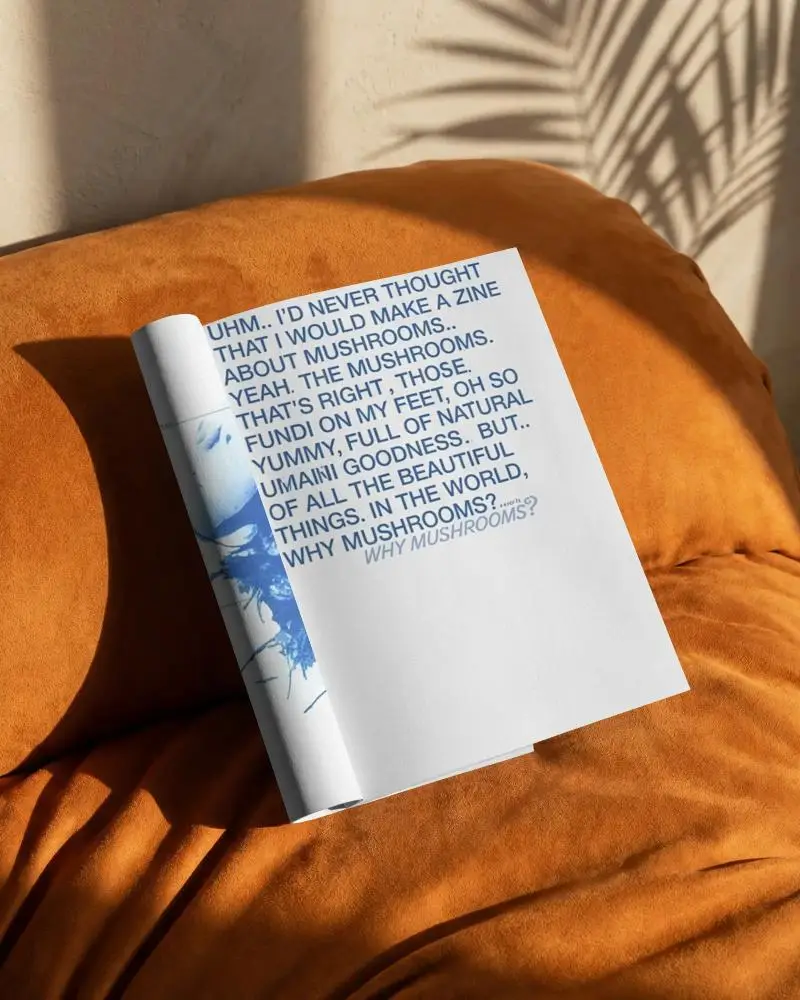 Open Magazine Mockup For Minimalist Print Design Presentations And Branding Projects