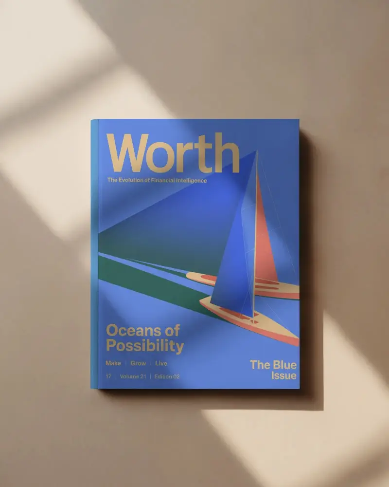 Sleek Modern Magazine Mockup Showcasing Cover With Stylish Shadow Effect