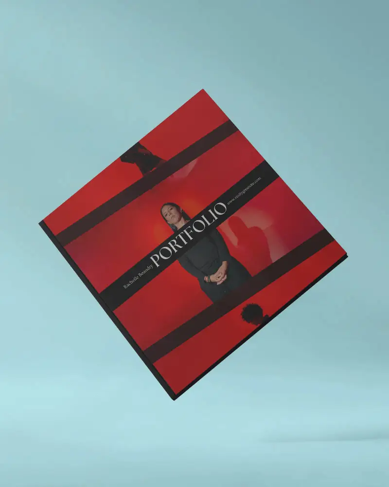 Elegant Square Magazine Mockup For Branding And Graphic Design Presentation