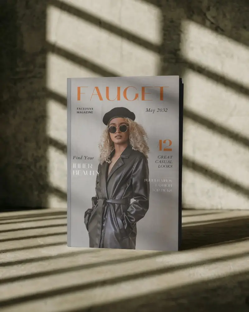 standing-magazine-mockup-with-natural-light-and-shadow-background-for-design-presentation