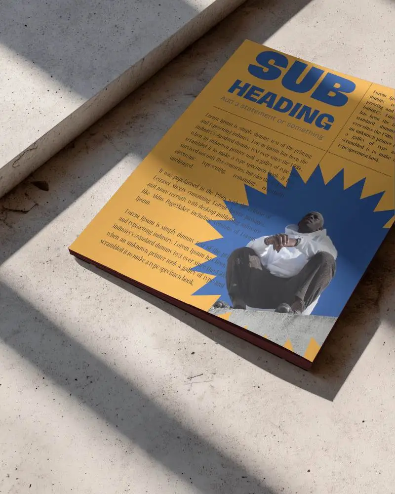 Stylish Square Magazine Mockups For Modern Art And Design Publications Promote Creativity