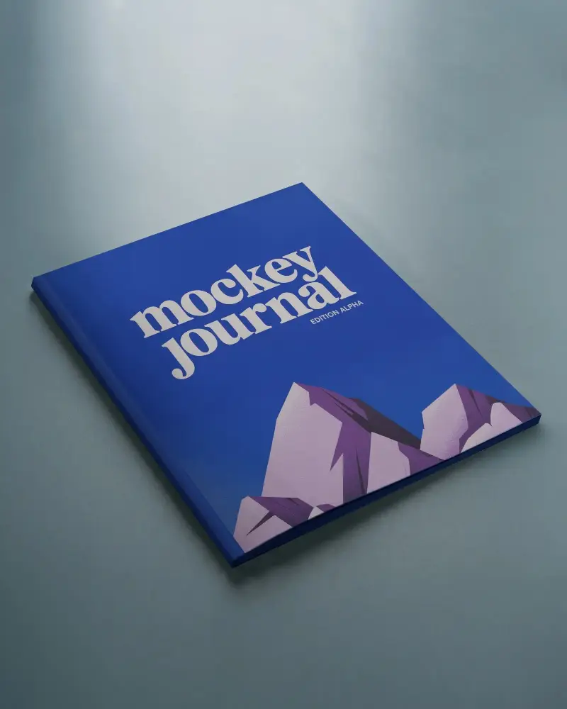 Hardcover Square Magazine Mockup For Professional Design Presentations And Brand Showcase