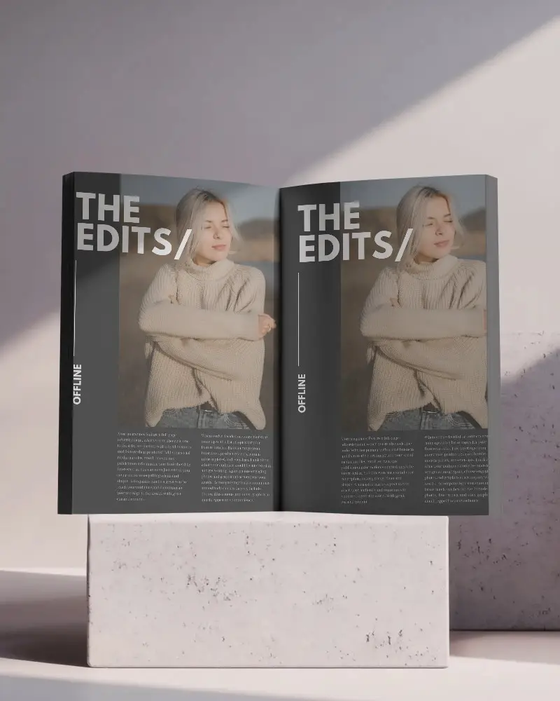 blank-magazine-mockup-open-pages-on-minimalist-stone-pedestal-for-design-display