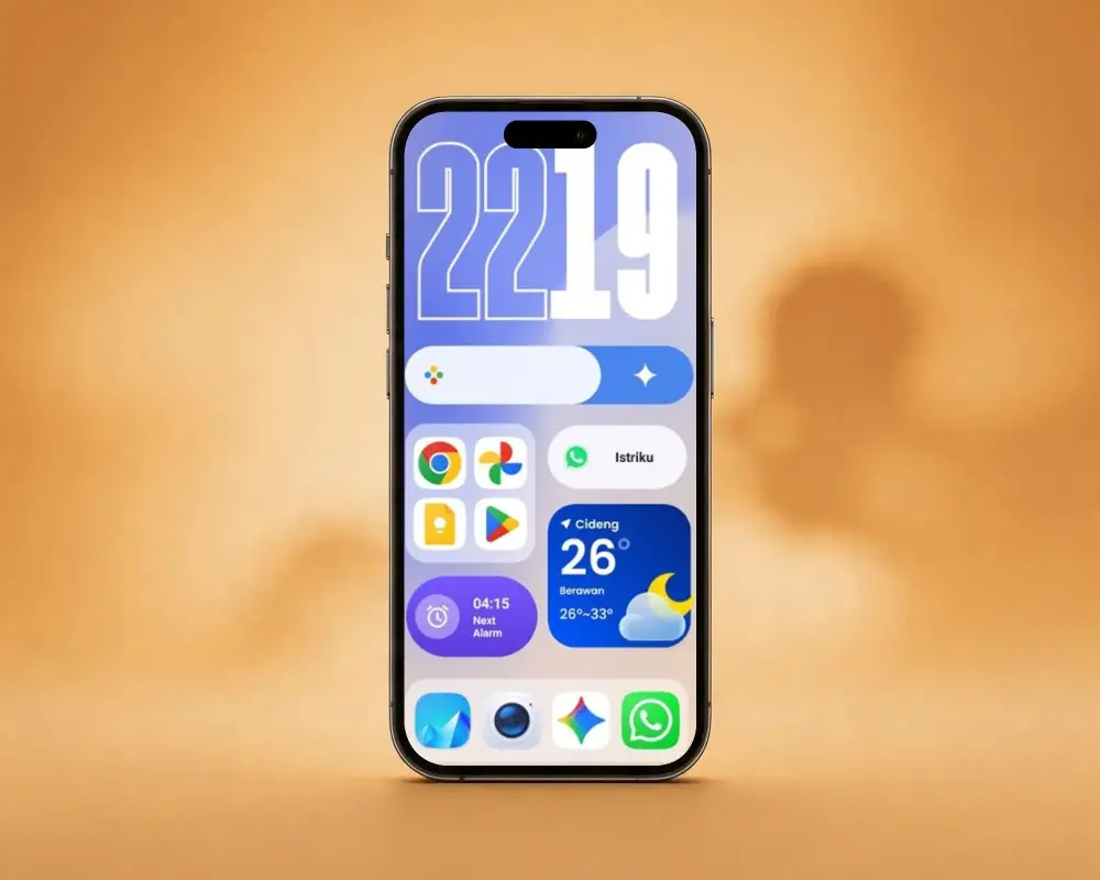 Sleek Modern Iphone 15 Plus Mockup With Blank Screen For App Showcase And Promotional Use