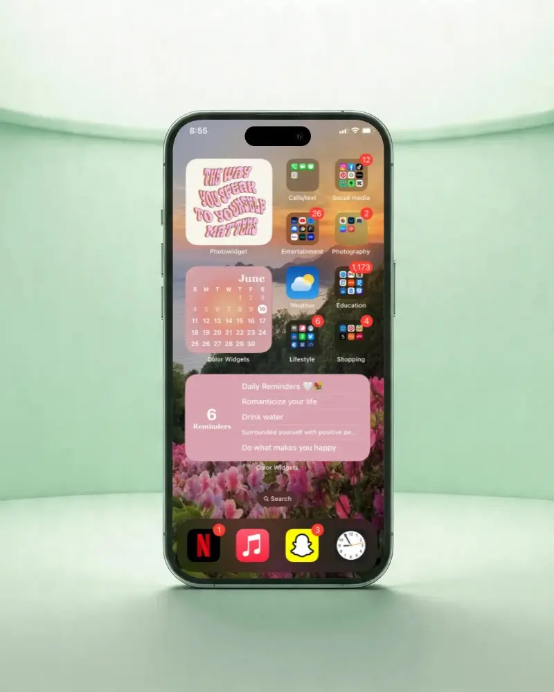 Minimalistic Iphone 15 Plus Mockup Perfect For Creative Portfolio Showcases And Mobile App Demo