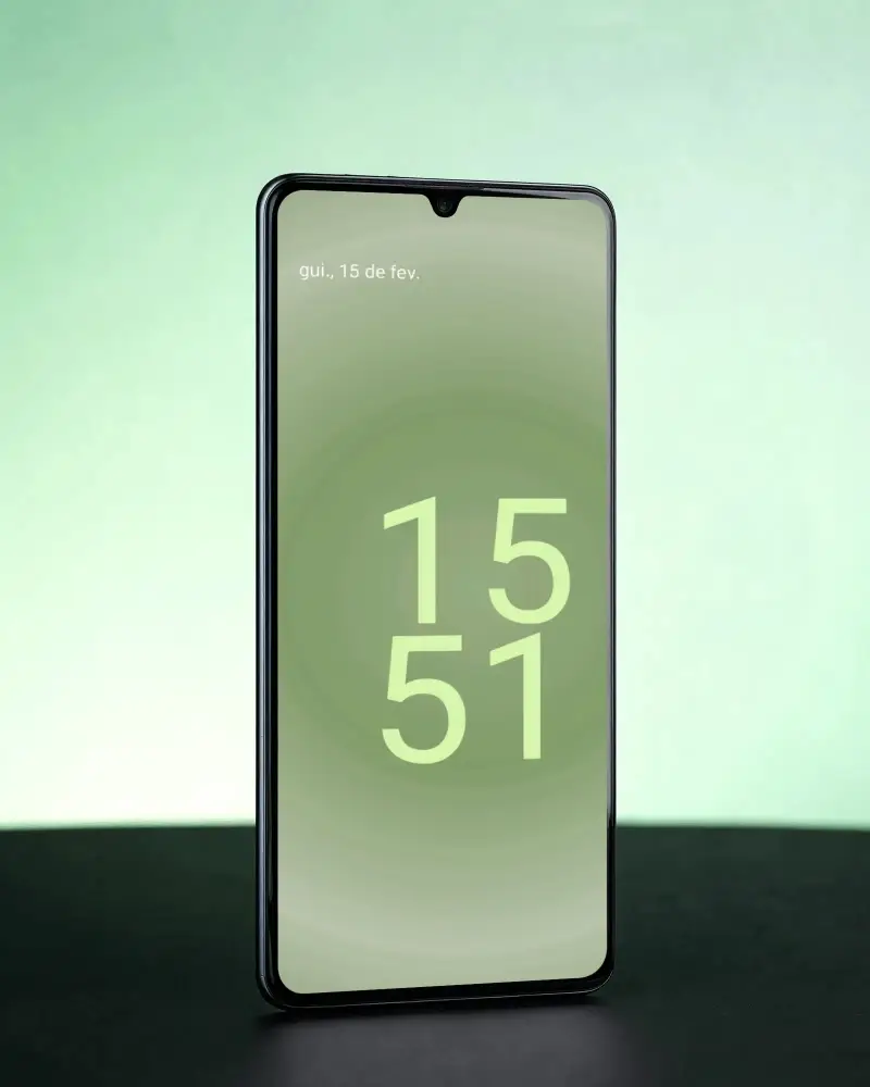 Modern Fullscreen Samsung Smartphone Mockup With Sleek Design And Edge To Edge Display