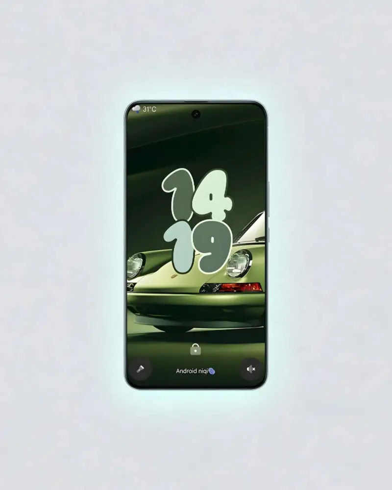 Modern Motorola Phone Mockup With Edge To Edge Screen Display For App Showcase And Ui Design