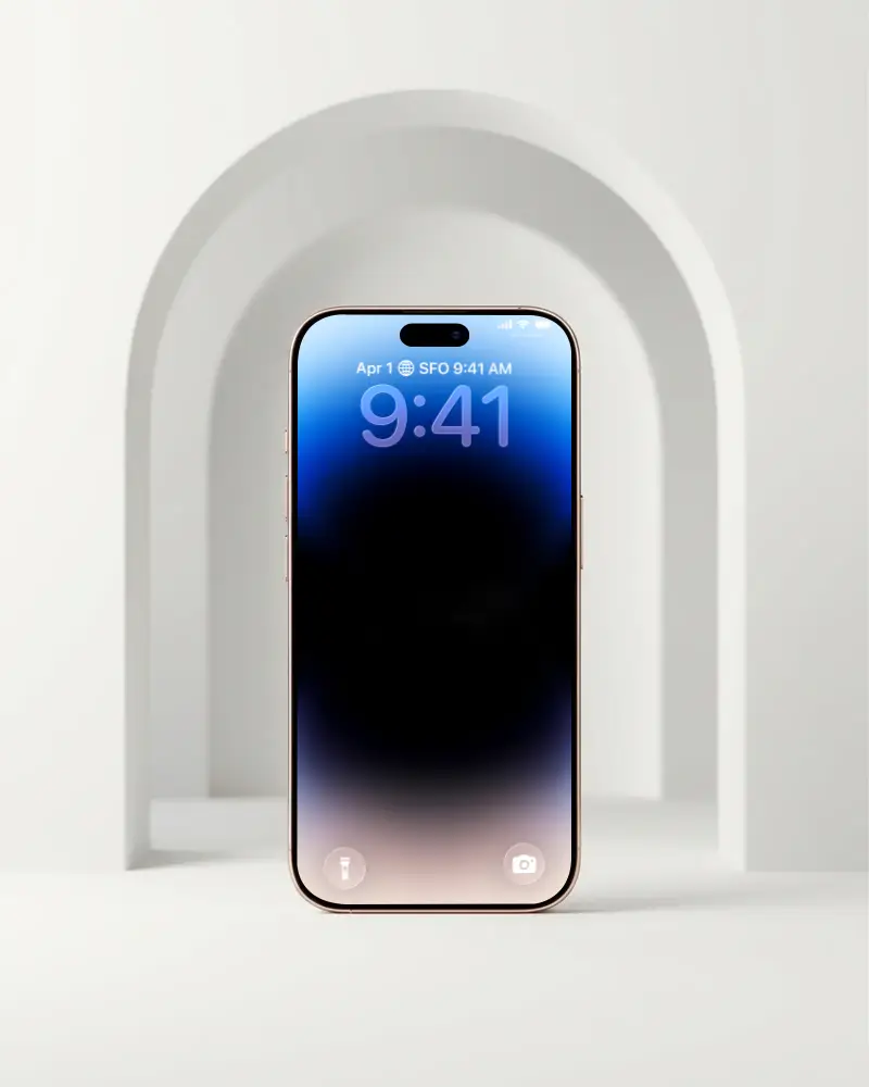 Modern Iphone 18 Pro Max Mockup With Blank Screen For App Showcase And Ui Design Presentation
