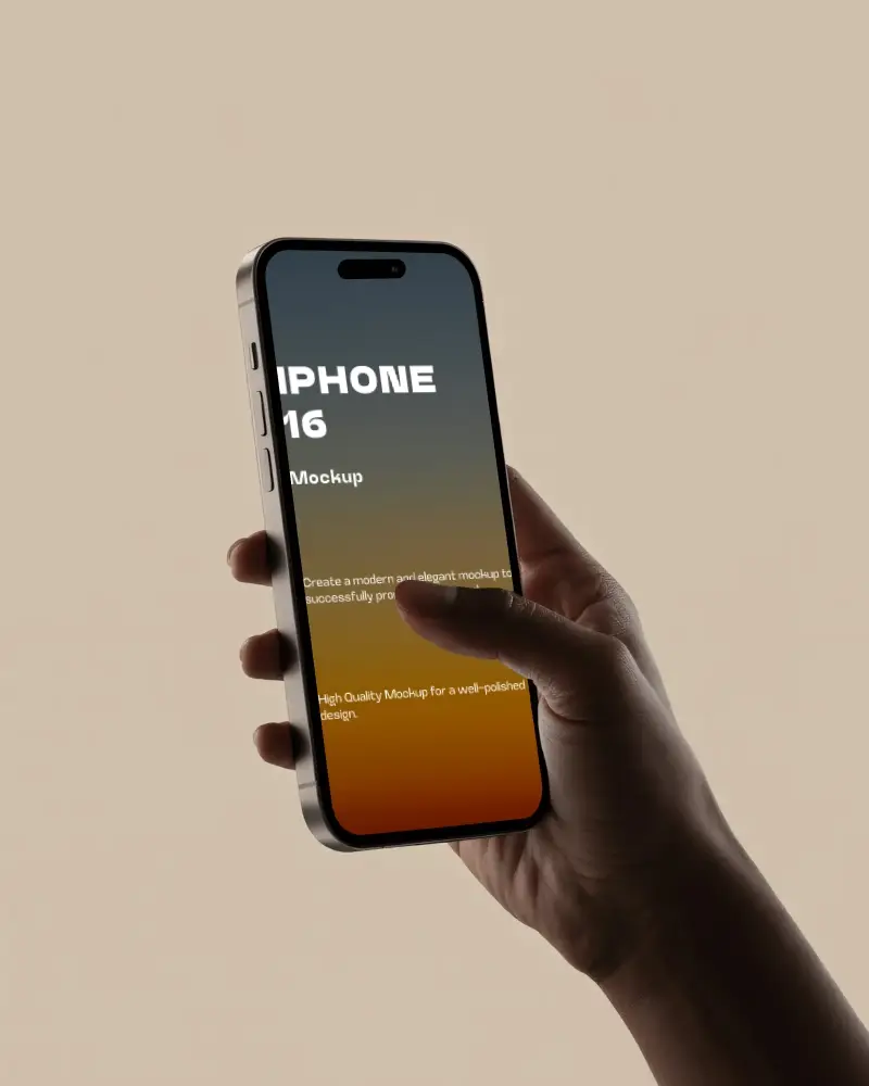 side-view-iphone-16-mockup-handheld-in-soft-warm-light-minimalist-style