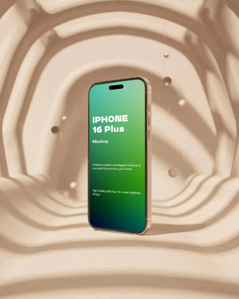 futuristic-iphone-16-plus-mockup-smartphone-floating-in-abstract-archway-with-soft-beige-lighting