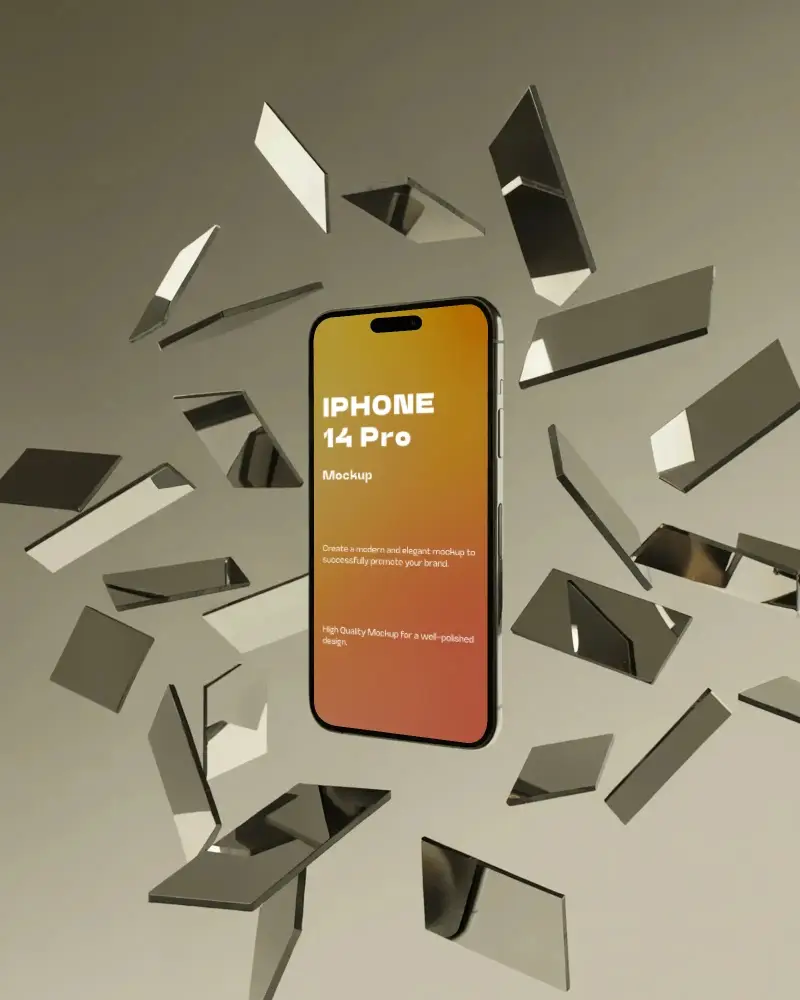 modern-iphone-14-pro-mockup-with-floating-smartphone-surrounded-by-suspended-glass-rectangles
