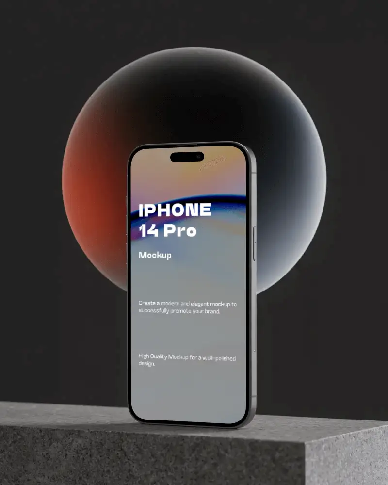 IPhone 14 Pro Mockup Free To Download