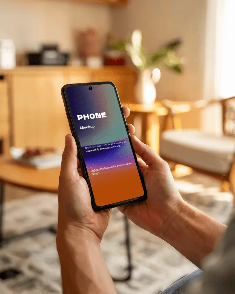 realistic-handheld-phone-mockup-in-stylish-lounge-setting-with-blurred-decor-in-background
